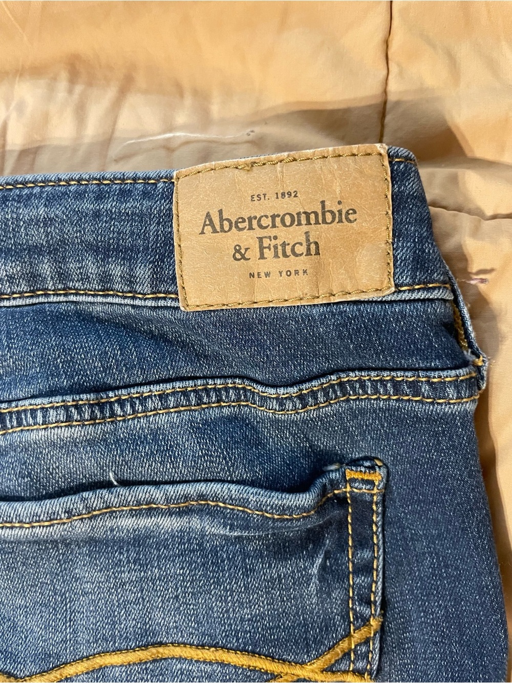 Abercrombie & Fitch Dark Blue Skinny Jeans